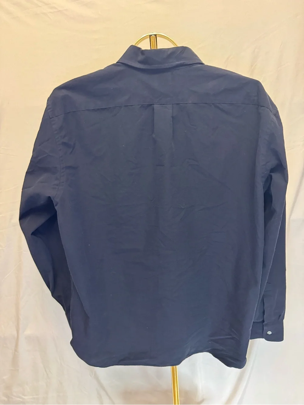 J. Crew Men’s Dark Navy Button-Down Oxford Shirt
